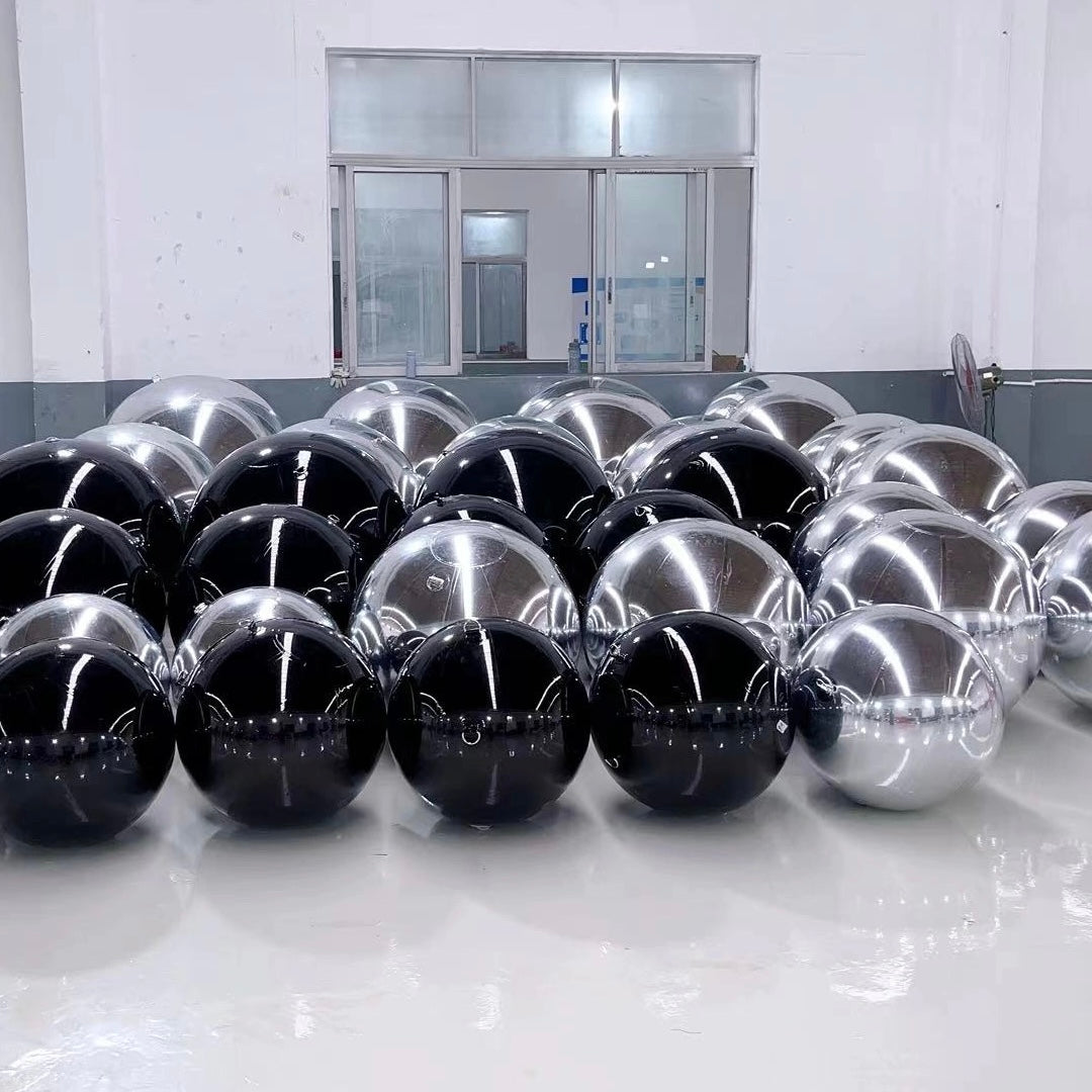 Black-Big Shiny Inflatable Ball