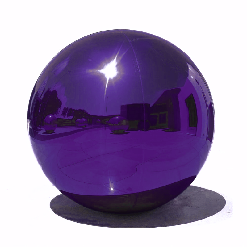 Bundle Sale: Purple Big Shiny Inflatable Ball