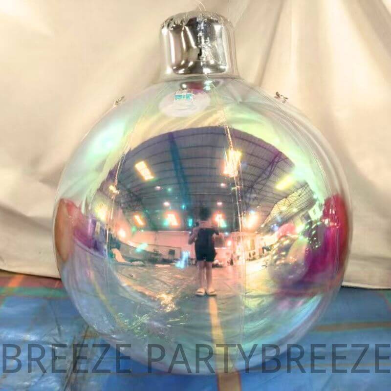 Green-Big Shiny Inflatable Ornaments For Christmas