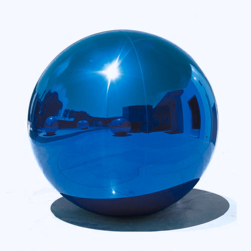 Blue-Big Shiny Inflatable Ball