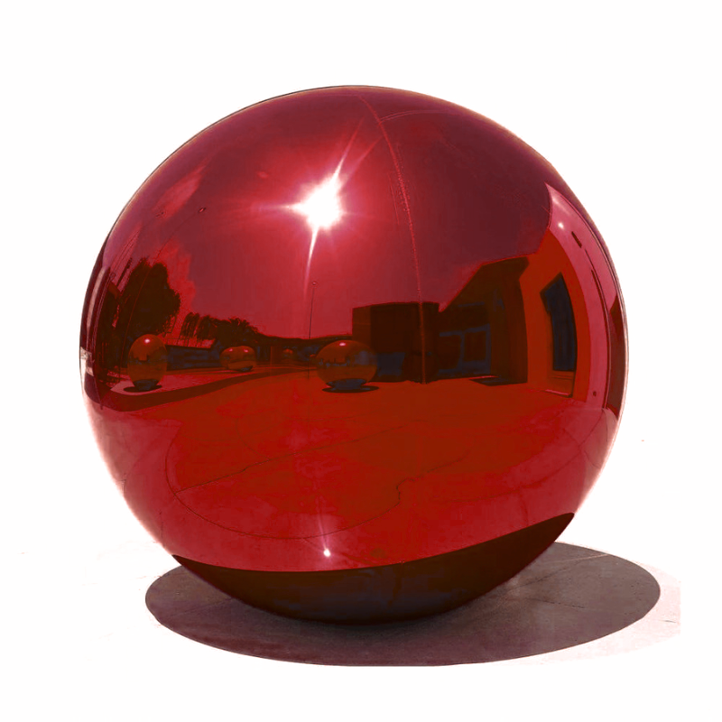 Red-Big Shiny Inflatable Ball