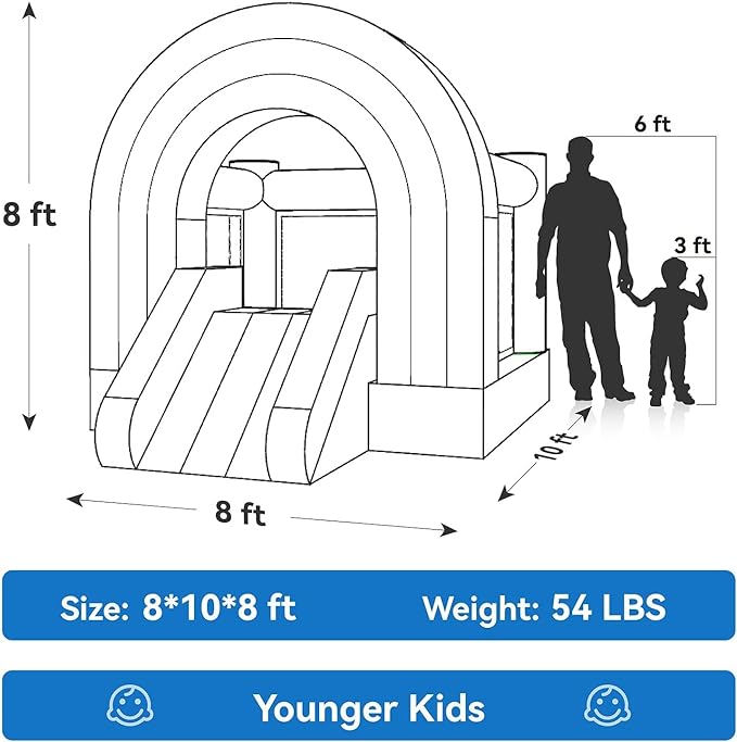 PartyBreeze Inflatable Bounce House For Kids