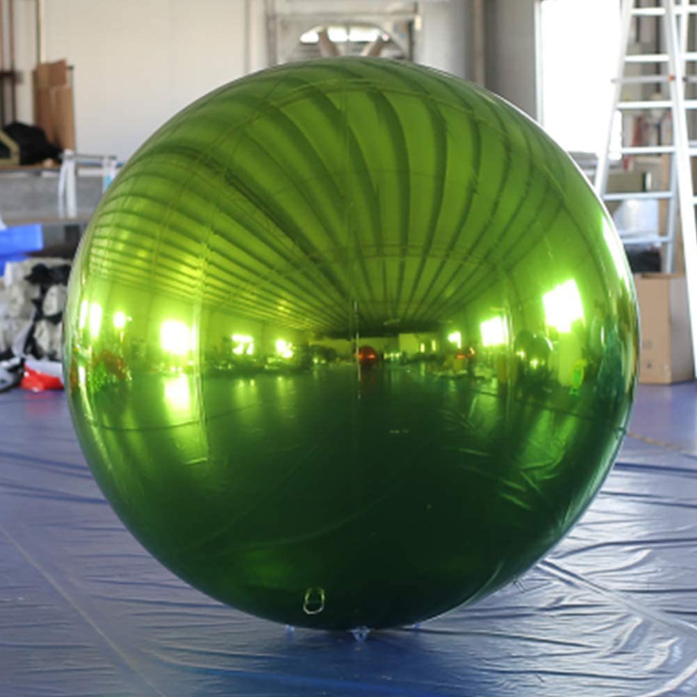 Green-Big Shiny Inflatable Ball