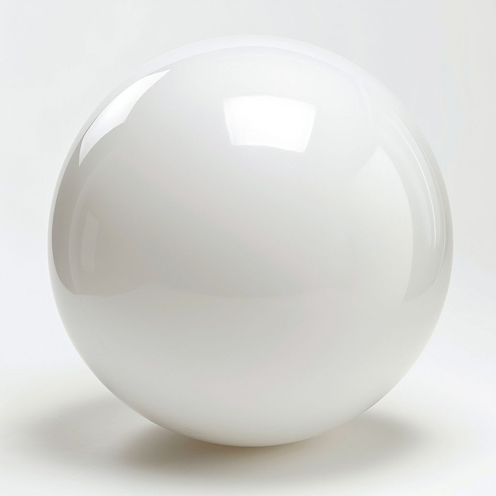 White-Big Shiny Inflatable Ball