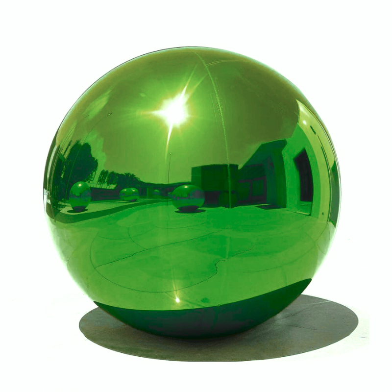 Green-Big Shiny Inflatable Ball