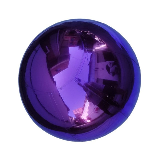 Purple-Big Shiny Inflatable Ball