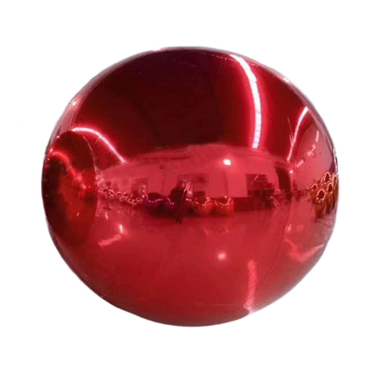 Red-Big Shiny Inflatable Ball